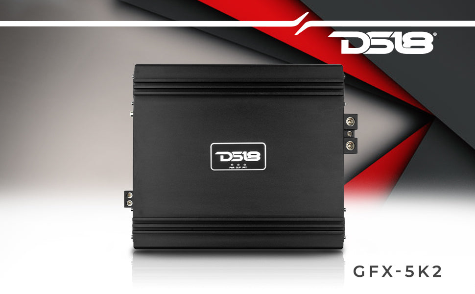 PRO 1-Channel Full-Range Class D Amplifier 5000 Watts Rms @ 2-Ohm - DS18