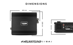 PRO 1-Channel Full-Range Class D Amplifier 5000 Watts Rms @ 2-Ohm - DS18