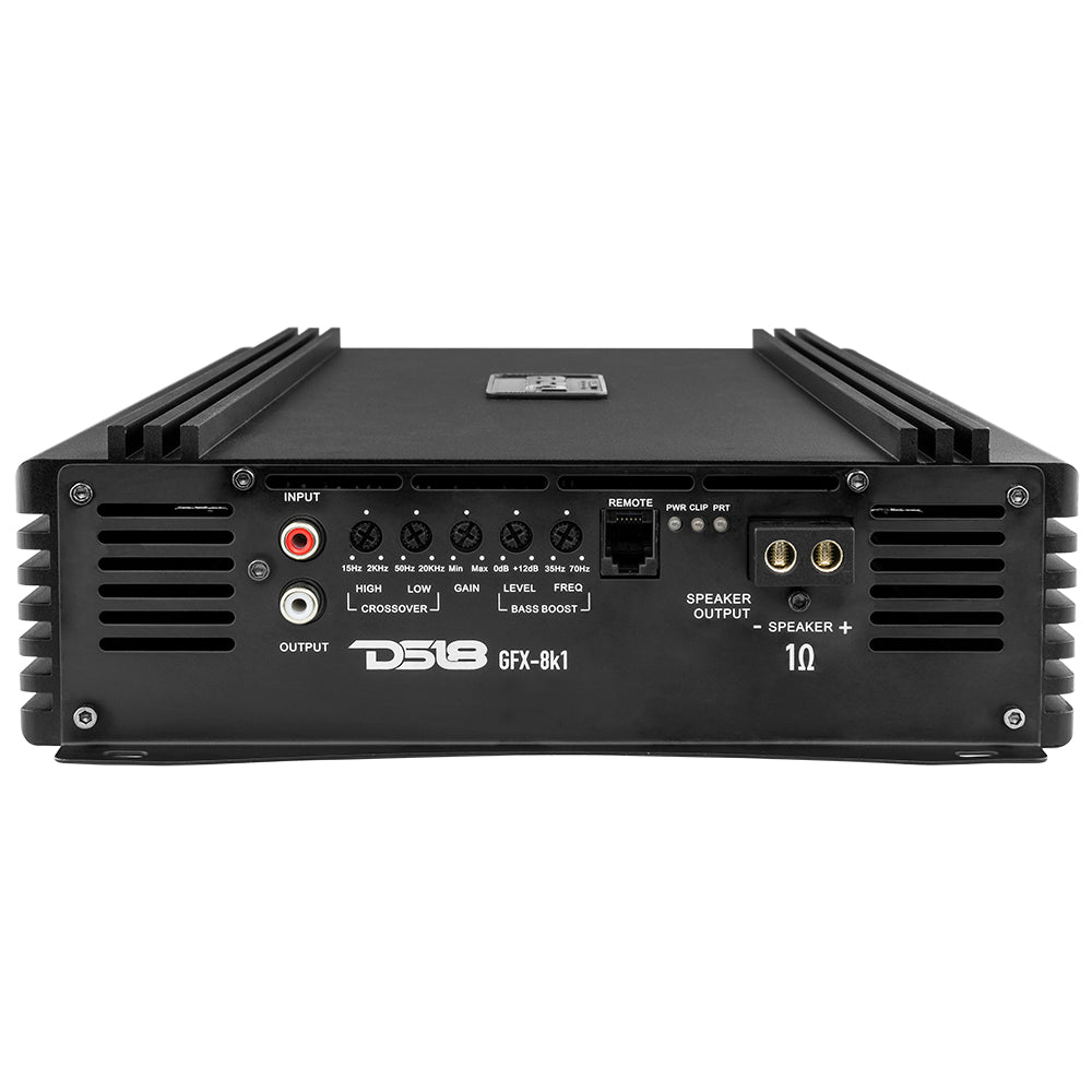 PRO 1-Channel Full-Range Class D Amplifier 8000 Watts Rms @ 1-Ohm - DS18
