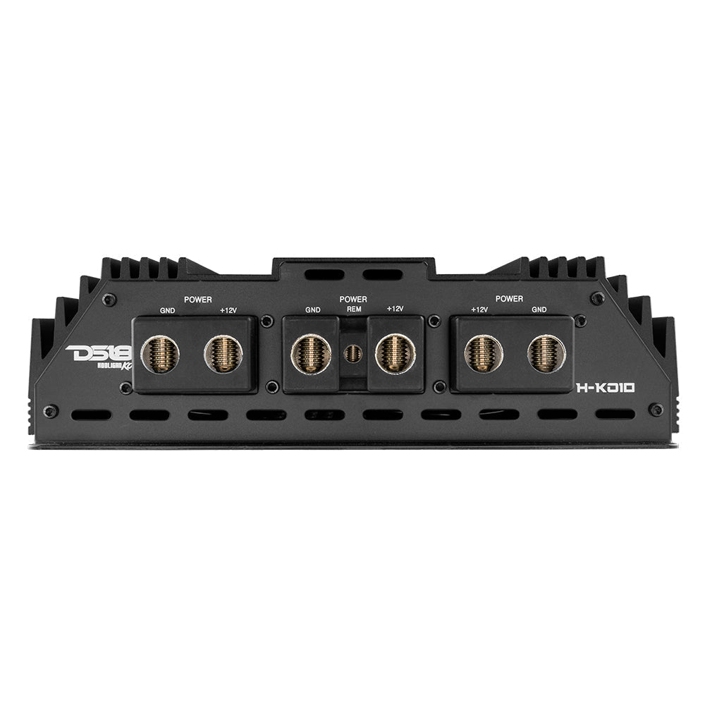 HOOLIGAN KO Black 1-Channel Amplifier with Voltmeter 10000 Watts Rms @ 1-Ohm Made In Korea - DS18