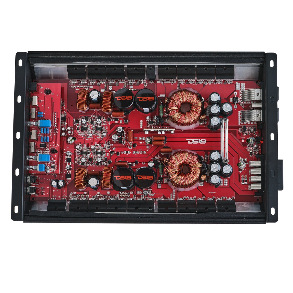HOOLIGAN KO Full Range Class D 4-Channel Amplifier 4 x 300 Watts Rms @ 4-Ohm Made In Korea - DS18