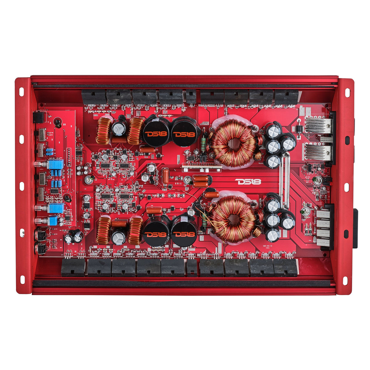 HOOLIGAN KO Full Range Class D 4-Channel Amplifier 4 x 300 Watts Rms @ 4-Ohm Made In Korea - DS18