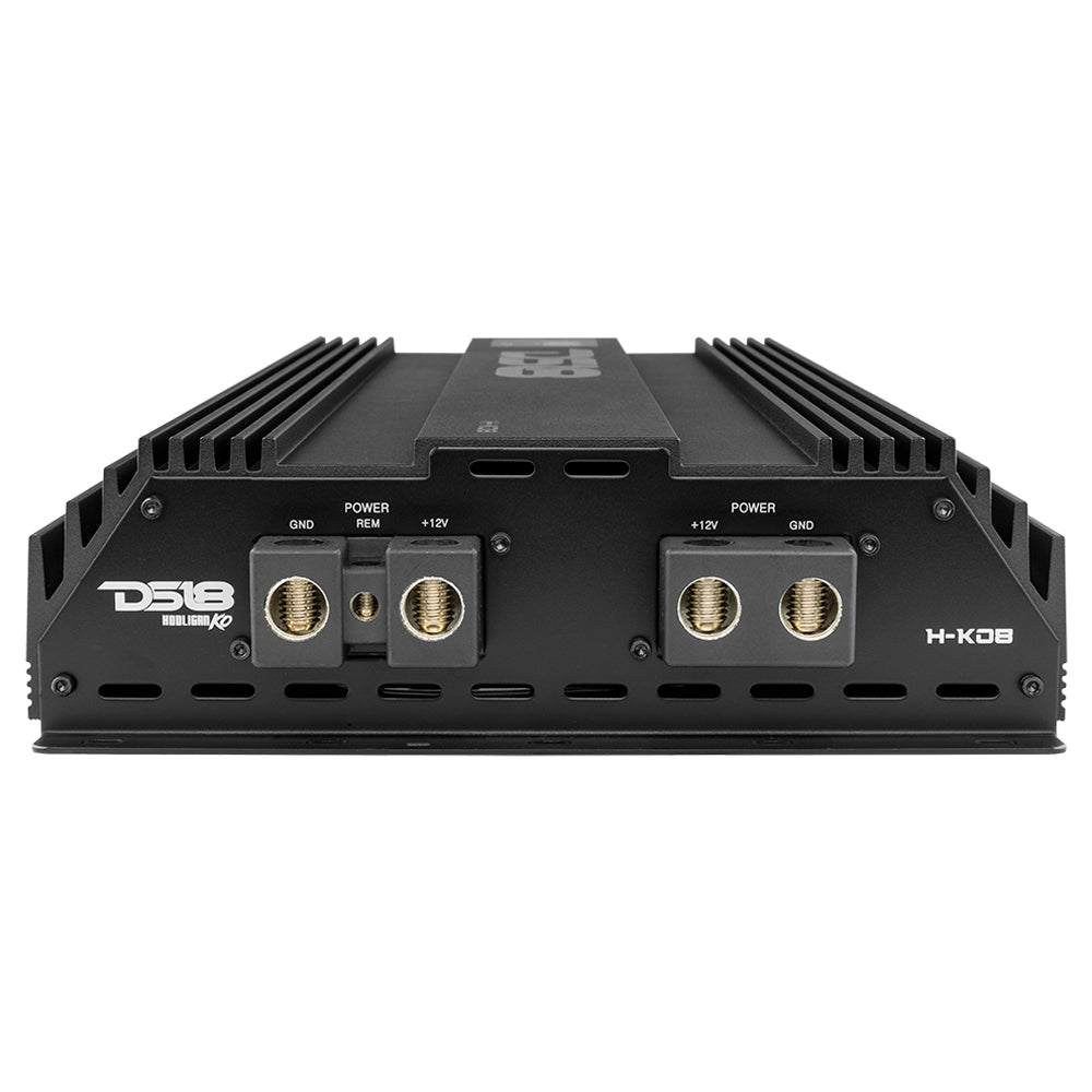 HOOLIGAN KO 1-Channel Amplifier with Voltmeter 8000 Watts Rms @ 1-Ohm Made In Korea - DS18