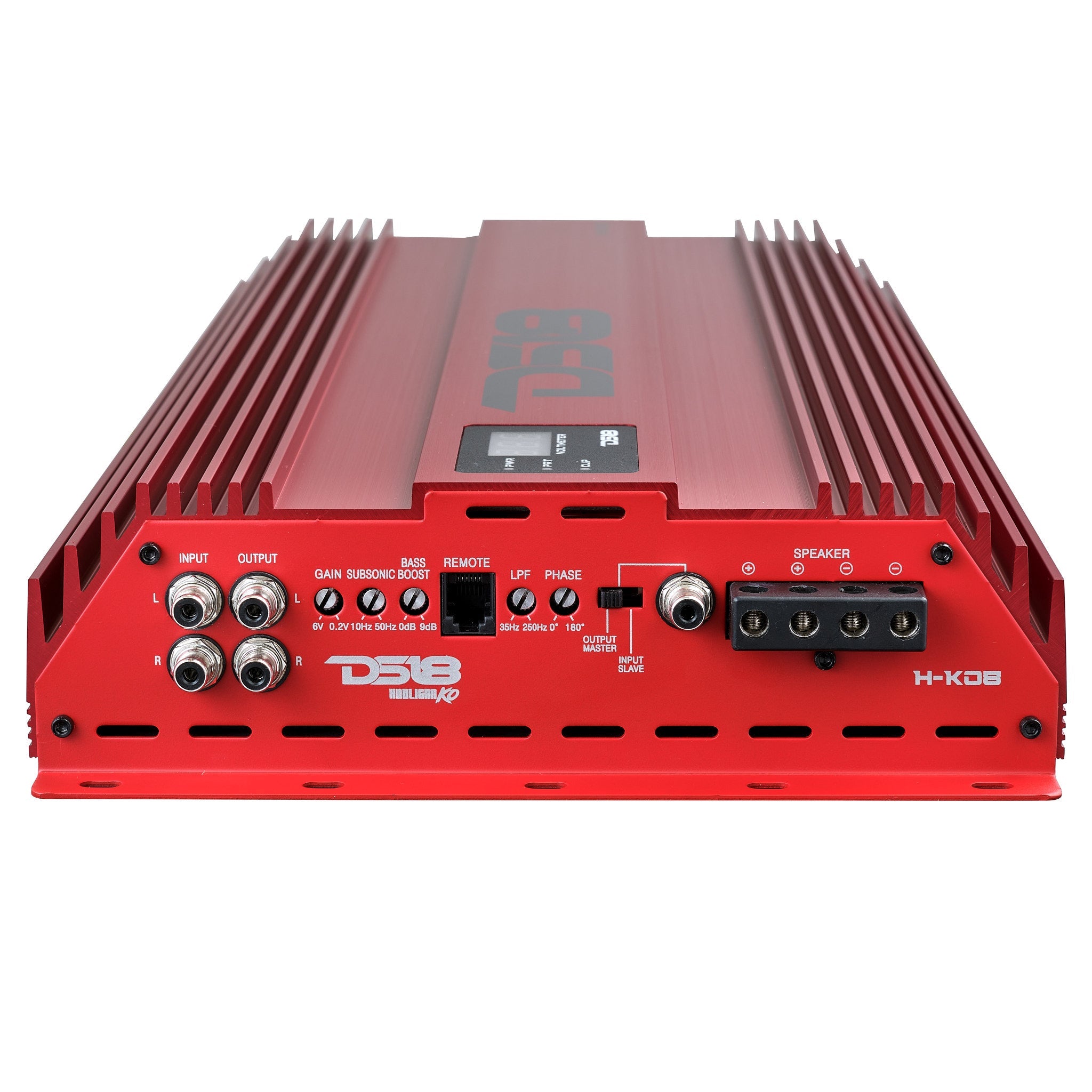HOOLIGAN KO 1-Channel Amplifier with Voltmeter 8000 Watts Rms @ 1-Ohm Made In Korea - DS18