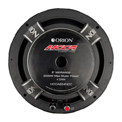 Orion HCCA 8 Inch Neodymium Dust Cap Midrange Speaker