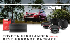 DS18 2008-2019 Toyota Highlander Front and Back Doors Speaker Best Upgrade Package 1800 Watts - DS18