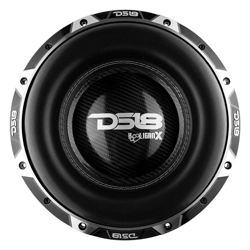 HOOLIGAN X 12" High Excursion Subwoofer 4000 Watts Rms 4" DVC 1-Ohm - DS18