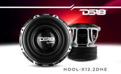 HOOLIGAN X 12" High Excursion Subwoofer 4000 Watts Rms 4" DVC 2-Ohm - DS18