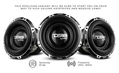 HOOLIGAN X 12" High Excursion Subwoofer 4000 Watts Rms 4" DVC 2-Ohm - DS18