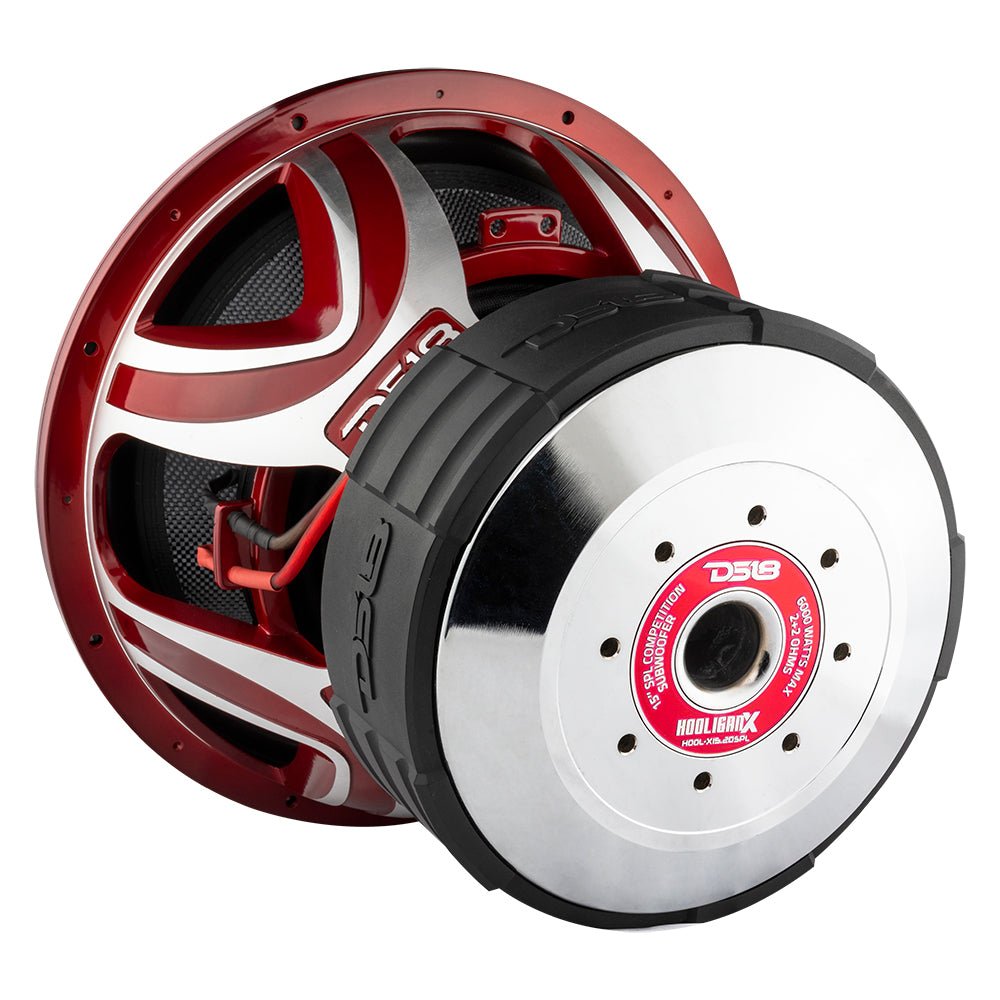 HOOLIGAN X 15" SPL Subwoofer 4000 Watts Rms 4" DVC 2-Ohm - DS18