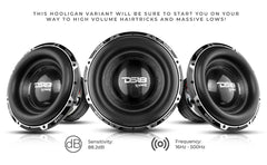 HOOLIGAN X 15" High Excursion Subwoofer 4000 Watts Rms 4" DVC 2-Ohm - DS18