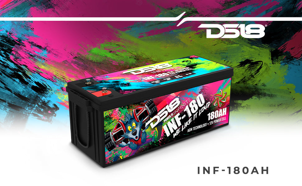 INFINITE 180 AH AGM Power Cell 12 Volt Battery - DS18