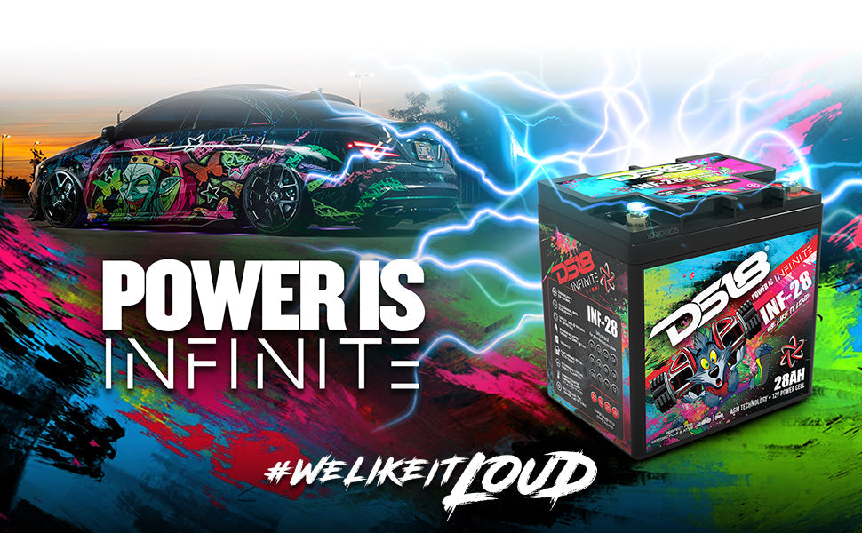 INFINITE 28 AH AGM Power Cell 12 Volt Battery - DS18