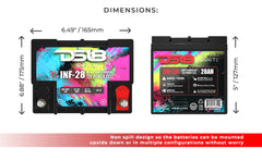 INFINITE 28 AH AGM Power Cell 12 Volt Battery - DS18