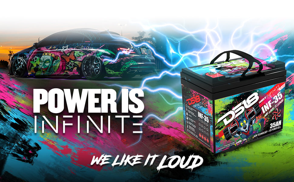 INFINITE 35 AH AGM Power Cell 12 Volt Battery - DS18