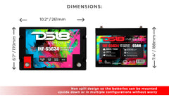 INFINITE 65 AH AGM Group 34 Power Cell 12 Volt Battery - DS18