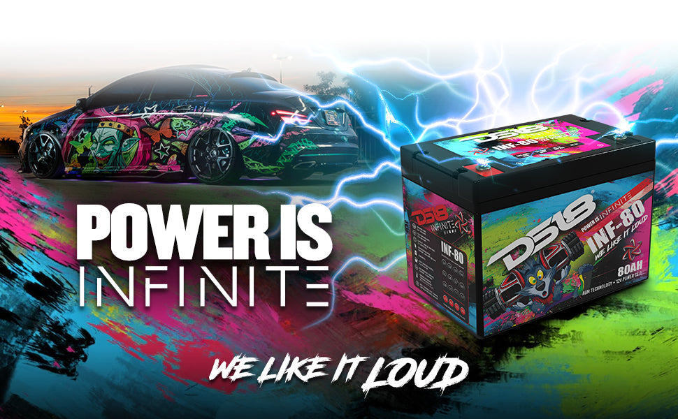 INFINITE 80 AH AGM Power Cell 12 Volt Battery - DS18