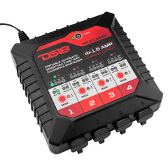 4 X 1.5 AMP Automatic Smart Lithium and AGM Battery Charger and Maintainer - DS18