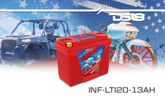 INF-LTI20-13AH INFINITE 13 AH Lithium Battery YTX20 Case With Shake and Wake Technology and BMS - Perfect for Motorcycles