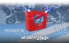 INF-LTI20-13AH INFINITE 13 AH Lithium Battery YTX20 Case With Shake and Wake Technology and BMS - Perfect for Motorcycles