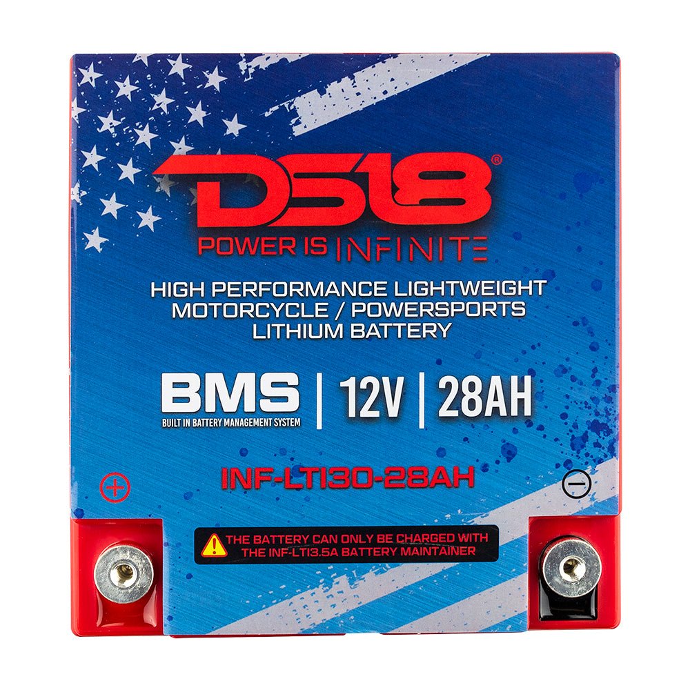INF-LTI30-28AH INFINITE 28 AH Lithium Battery YTX30 Large Case With BMS - Perfect for Motorcycles - DS18