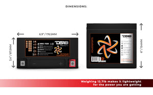 INFINITE 800 Watts 20 AH AGM Power Cell For Power Sports - DS18
