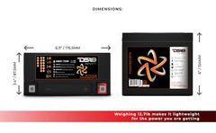 INFINITE 800 Watts 20 AH AGM Power Cell For Power Sports - DS18