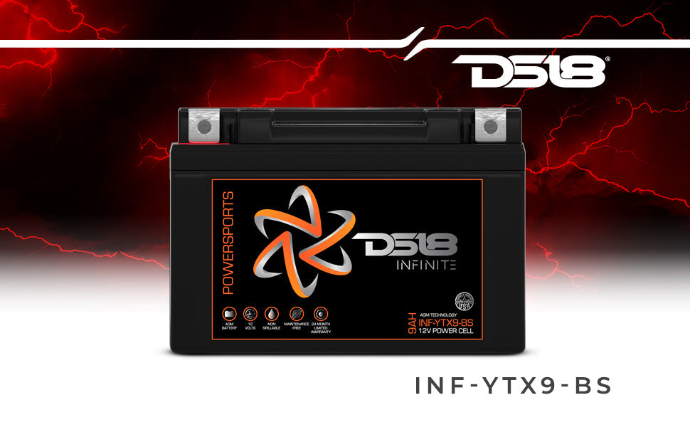 INFINITE 350 Watts 9 AH AGM Power Cell For Power Sports - DS18