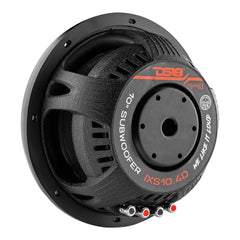 IXS Shallow-Mount 10" Fiber Glass Subwoofer 600 Watts Rms DVC 4-Ohm - DS18