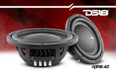 IXS Shallow-Mount 12" Fiber Glass Subwoofer 800 Watts Rms DVC 4-Ohm - DS18