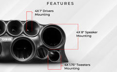 DS18 J-LOUD Jeep Wrangler JK/JKU/JL Sound Bar System - DS18