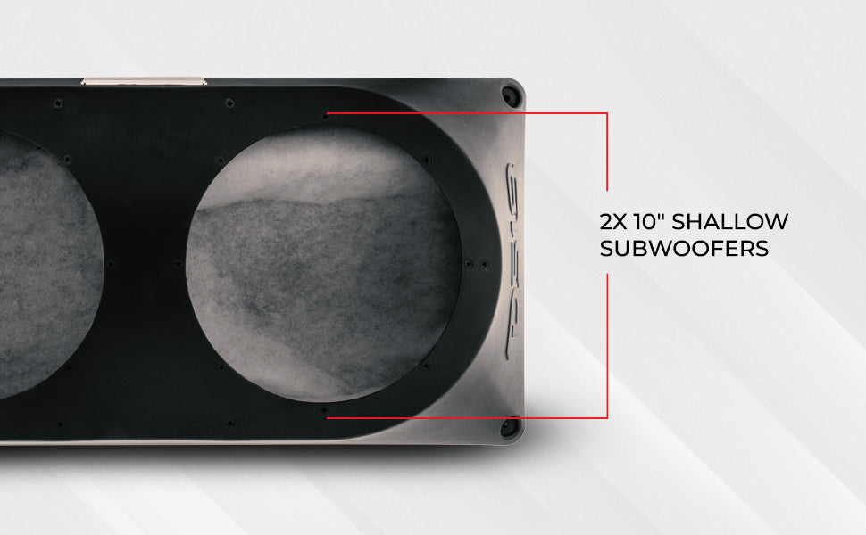 Jeep TJ,JK/JKU,JL/JLU Tailgate Subwoofer Enclosure for 2 X 10" - DS18