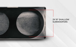 Jeep TJ,JK/JKU,JL/JLU Tailgate Subwoofer Enclosure for 2 X 10" - DS18
