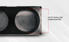 Jeep TJ,JK/JKU,JL/JLU Tailgate Subwoofer Enclosure for 2 X 10" - DS18