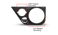 Jeep JKU 6.5" Back Door Panels - DS18