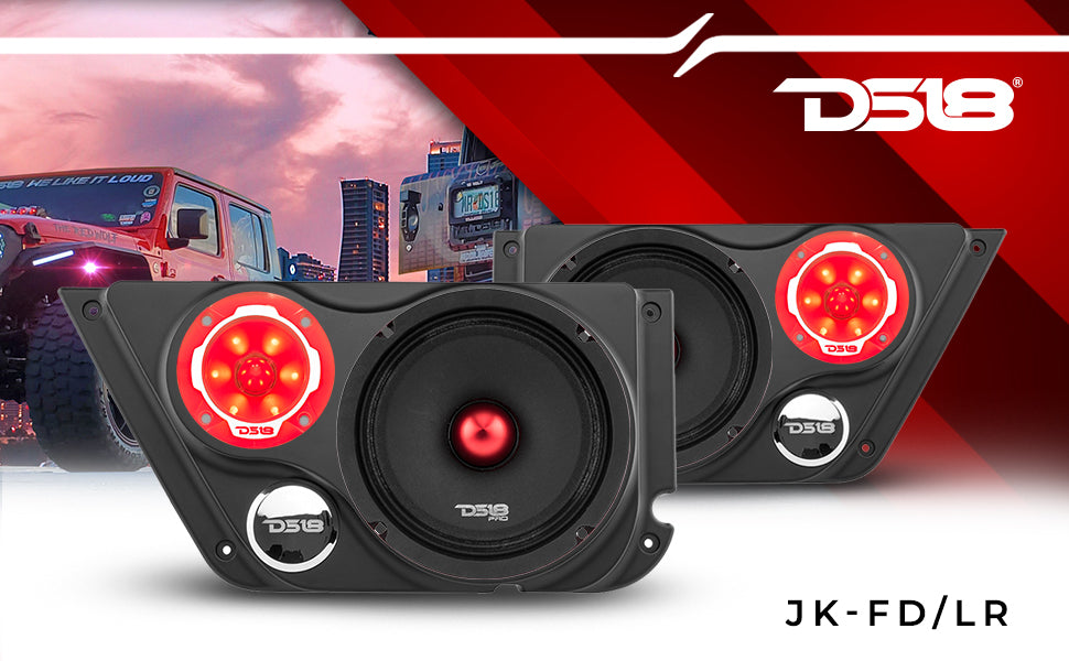 Jeep JK/JKU 6.5" Front Door Panels - DS18