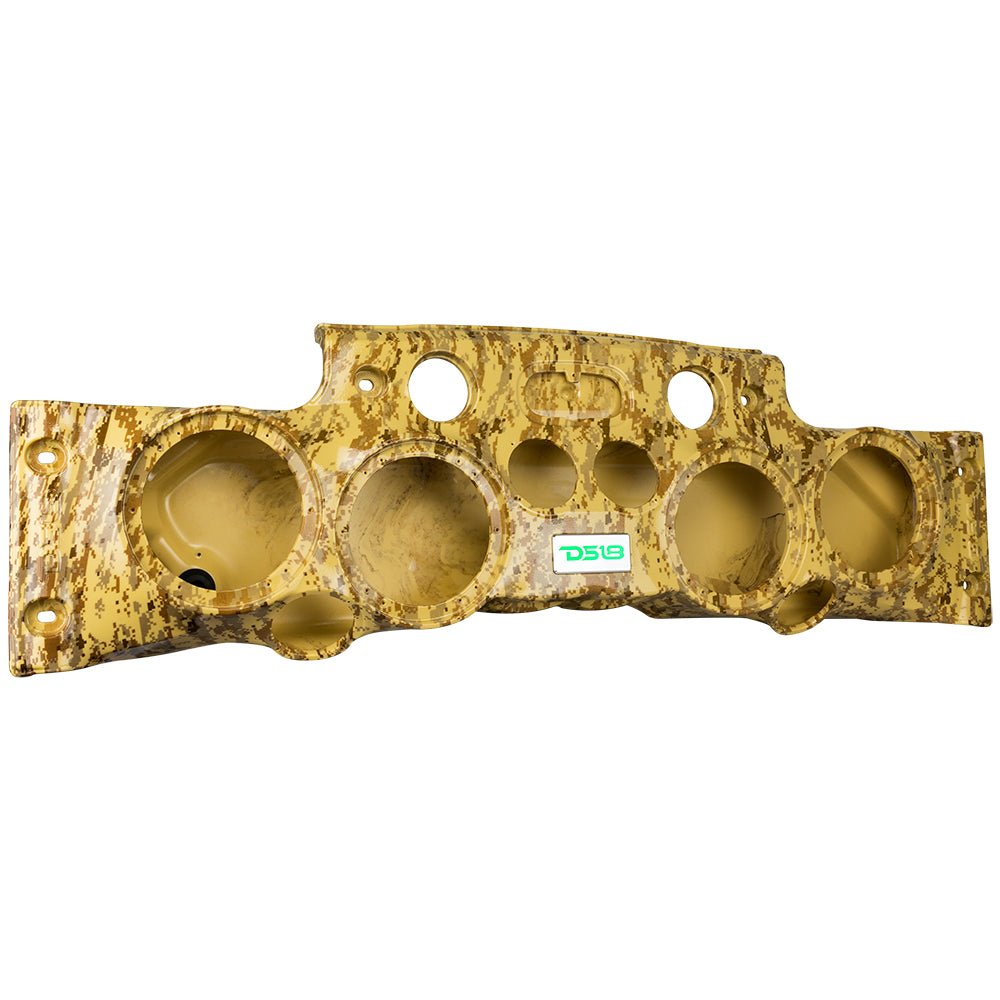 DS18 JK-SBAR/CM Exclusive Overhead Audio Bar System for JK/JKU Jeeps (4x 8" Speakers 4x3.72" Tweeters 2x1" Drivers) Camo