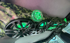 DS18 JK-SBAR/CMGR Exclusive Overhead Audio Bar System for JK/JKU Jeeps (4x 8" Speakers 4x3.72" Tweeters 2x1" Drivers) Camo