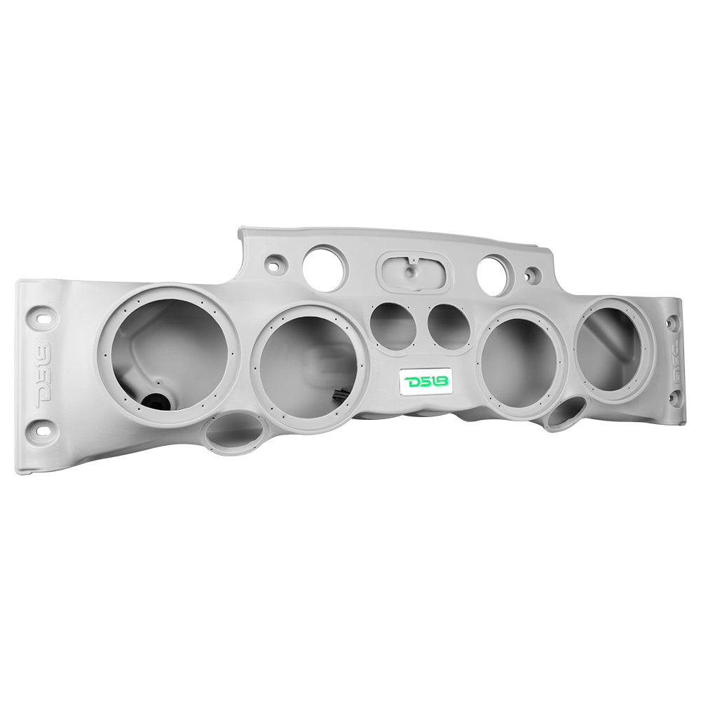 DS18 JK-SBAR/SL Exclusive Overhead Bar System for JK/JKU Jeeps (4 x 8" Speakers 4 x 3.72" Tweeters 2 x 1" Drivers) SILVER