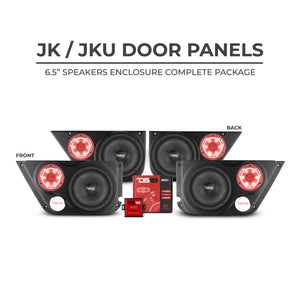 JK/JKU Front & Back Door Panels Package - DS18