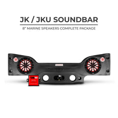 DS18 JKSBAR22LOADED Jeep JK/JKU Plug & Play Sound Bar Package - DS18