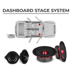 Jeep JKU 2007-2018 Ultimate Package – Loaded Sound Bar, Door Panels, Tailgate Subwoofers & Amplifiers - DS18
