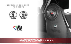 Jeep JL/JLU 10" Wheel Well Seald Subwoofer Enclosure Left and Right Side - DS18