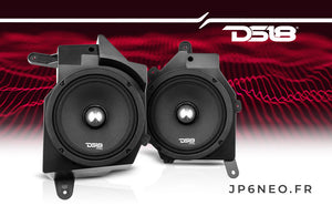 Jeep JL/JLU/JT Dash Enclosure – Loaded 6.5” Left & Right with PRO-FR6NEO, 225W RMS - DS18