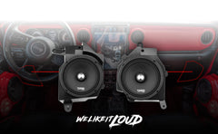 Jeep JL/JLU/JT Dash Enclosure – Loaded 6.5” Left & Right with PRO-FR6NEO, 225W RMS - DS18