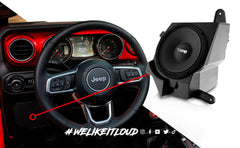 Jeep JL/JLU/JT Dash Enclosure – Loaded 6.5” Left & Right with PRO-JP6NEO, 150W RMS - DS18