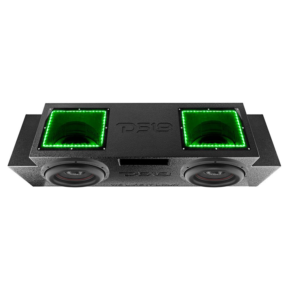 Jeep JKU/JLU Down Firing Subwoofer Enclosure 2 x 12" - DS18
