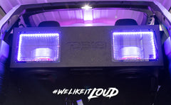 Jeep JKU/JLU Down Firing Subwoofer Enclosure 2 x 12" - DS18