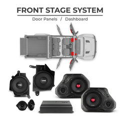 Jeep JT Gladiator 2019–2023 Ultimate Package – Loaded Sound Bar, Door Panels, Subwoofers & Amplifiers - DS18