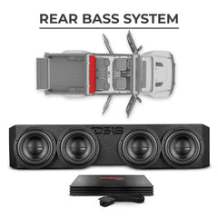 Jeep JT Gladiator 2019–2023 Ultimate Package – Loaded Sound Bar, Door Panels, Subwoofers & Amplifiers - DS18